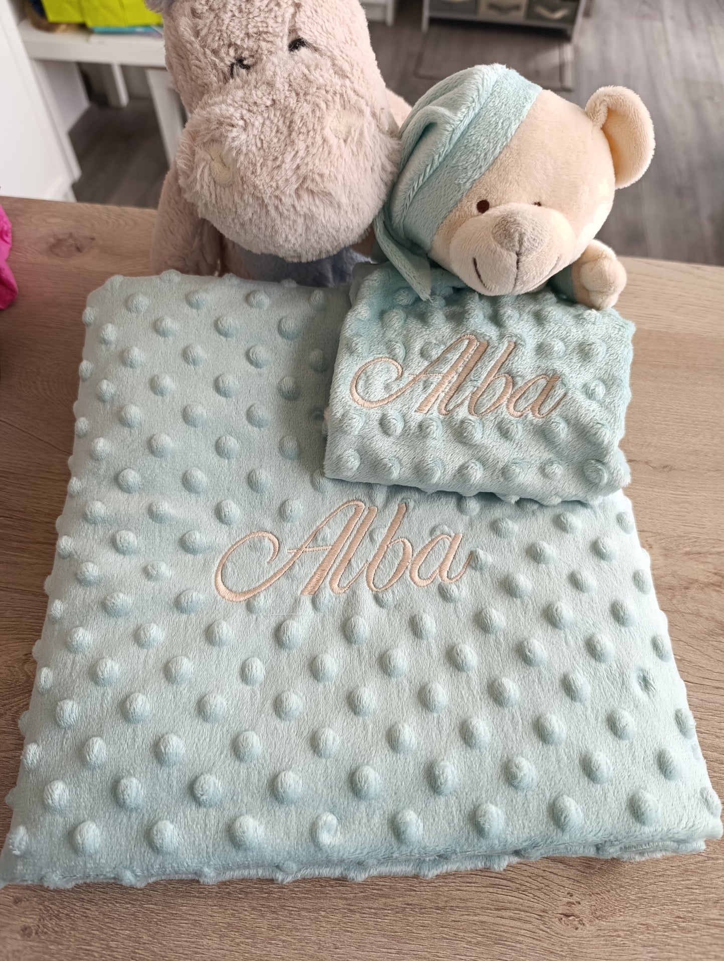 Manta Topitos + Doudou Topitos