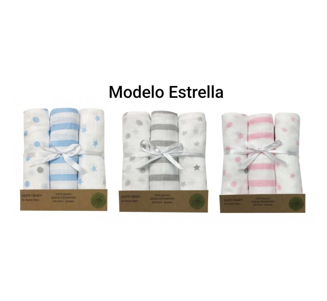 Muselinas estampadas