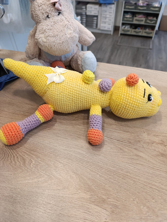 Amigurumi Dinosaurio Dormilón