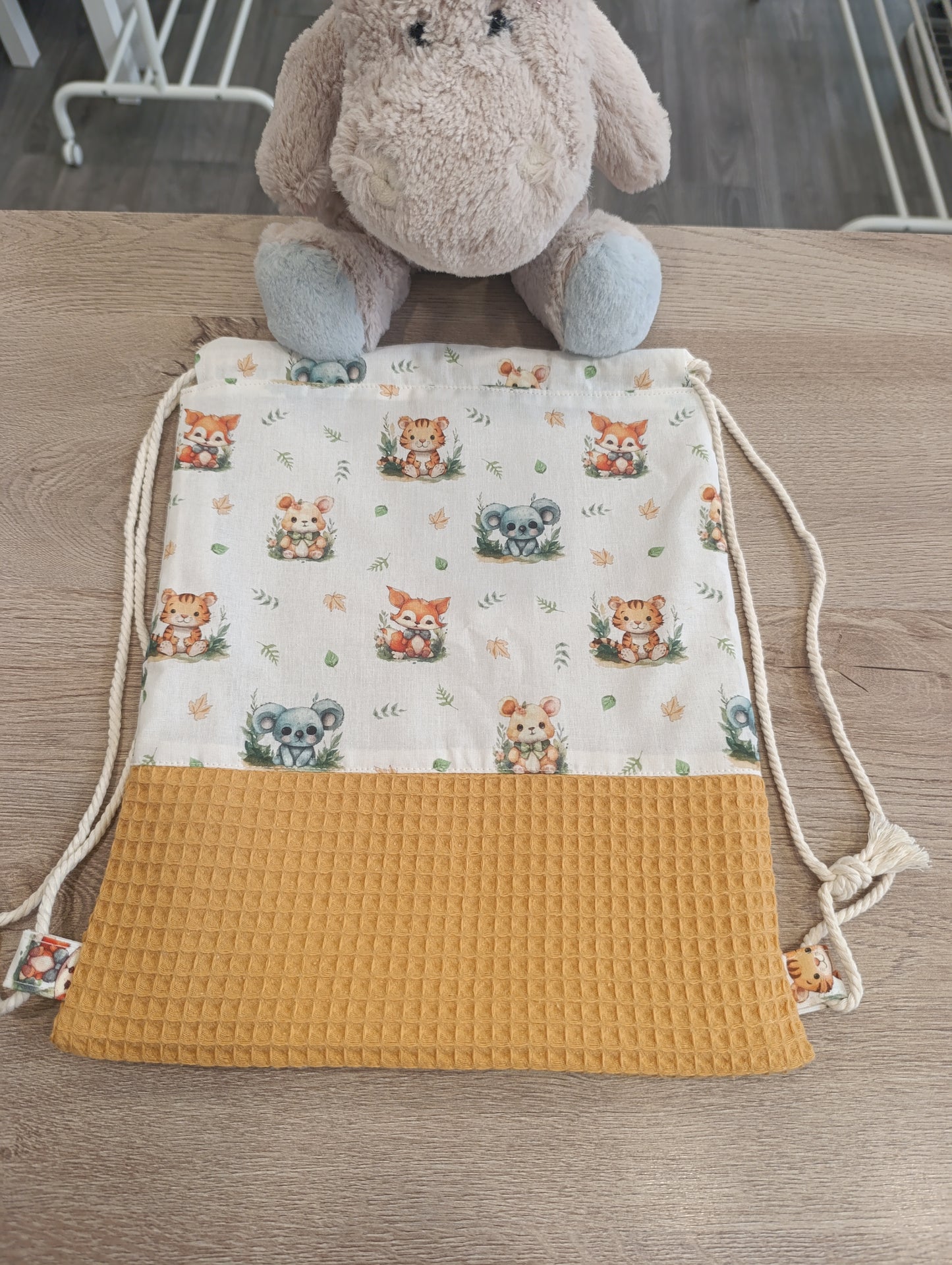 Mochila y Toalla Gofre Personalizados