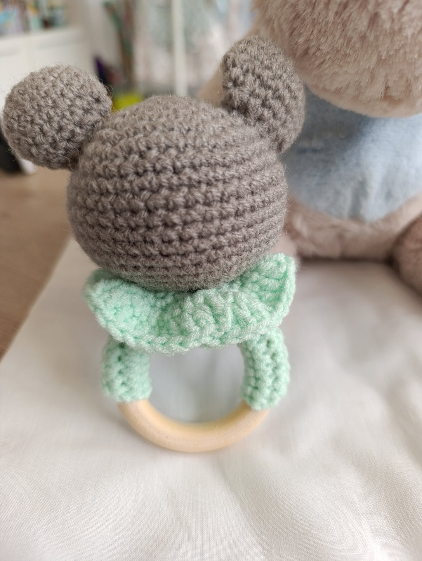 Sonajero Amigurumi Oso