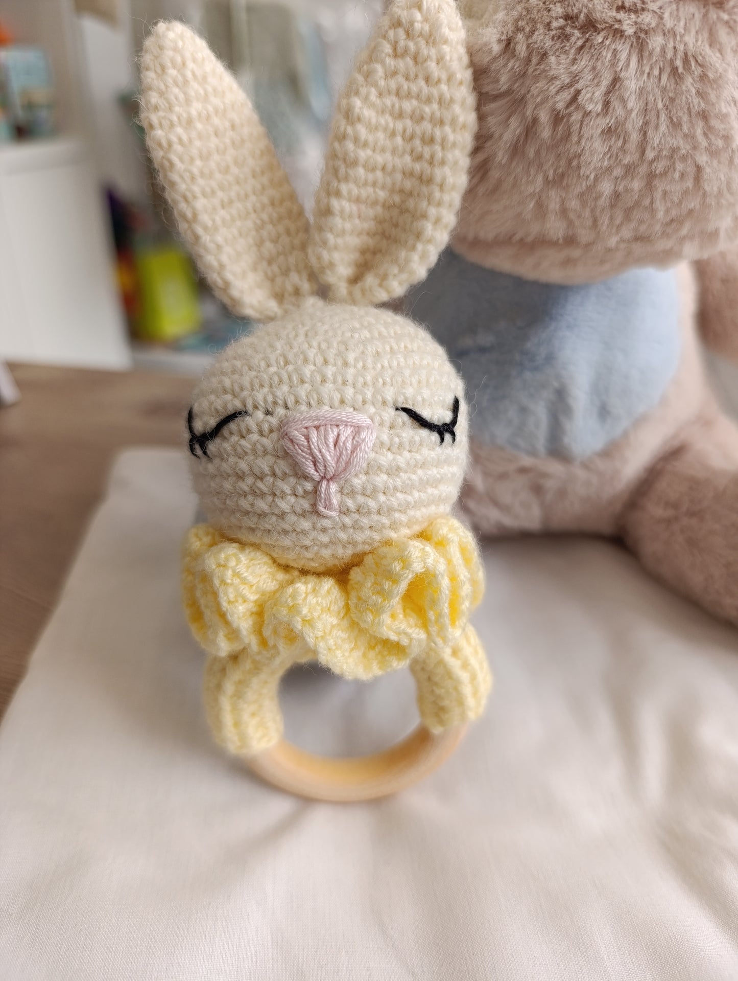 Sonajero Amigurumi Conejo