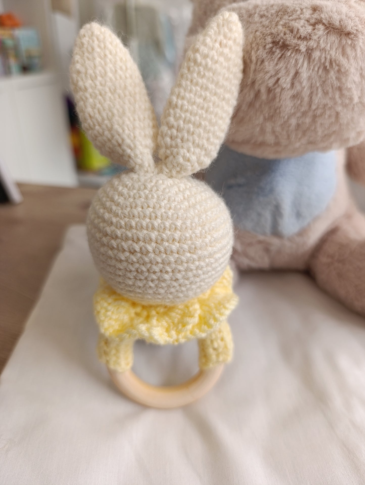Sonajero Amigurumi Conejo
