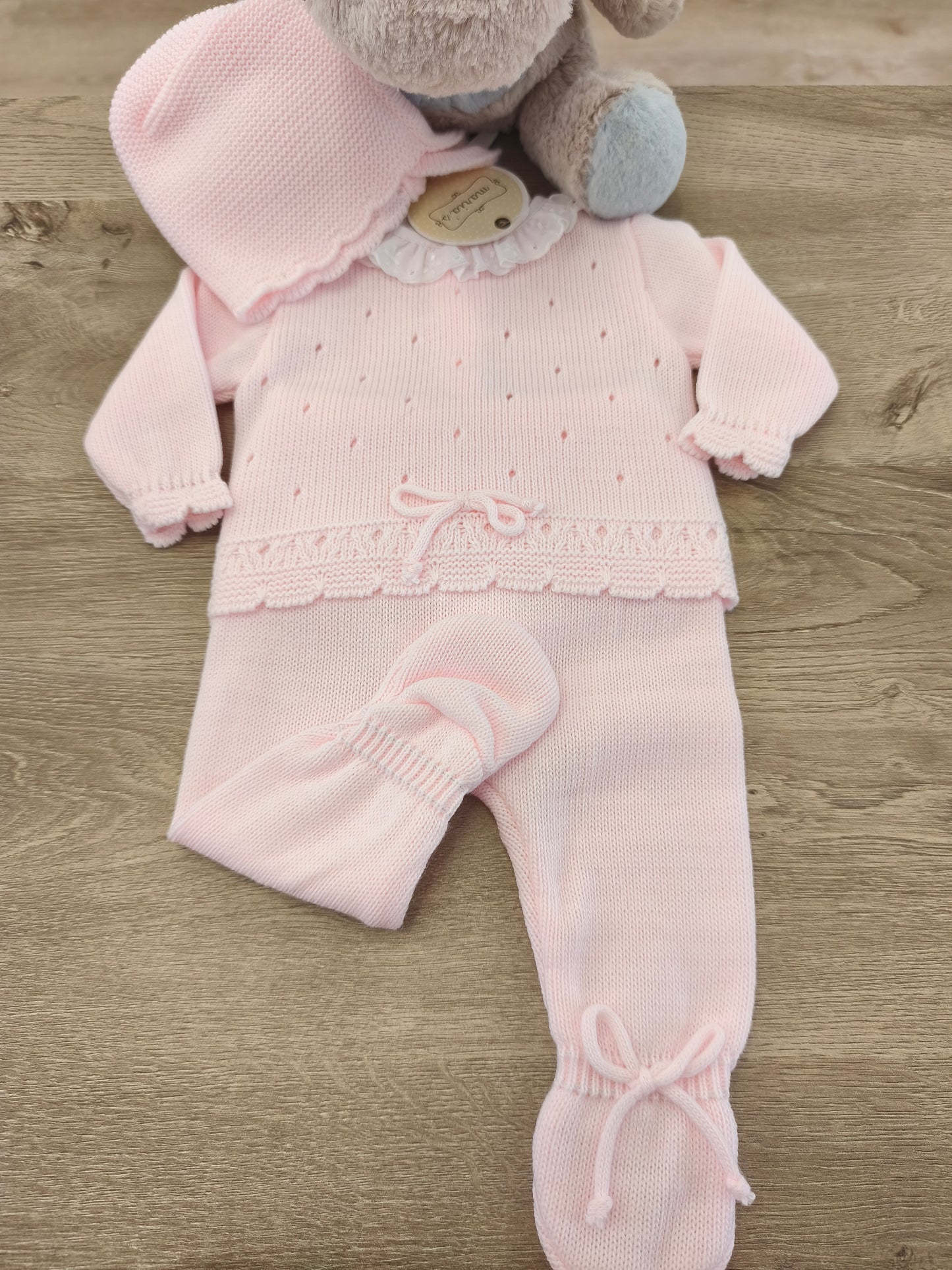 Conjunto Polaina + Capota Lanita