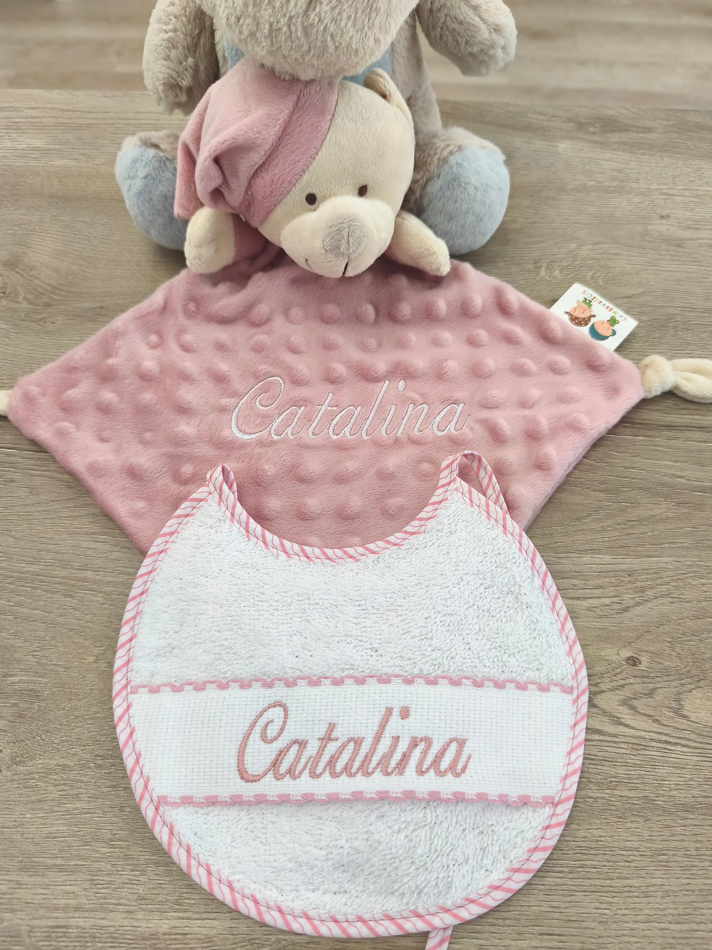 Doudou + Babero personalizado