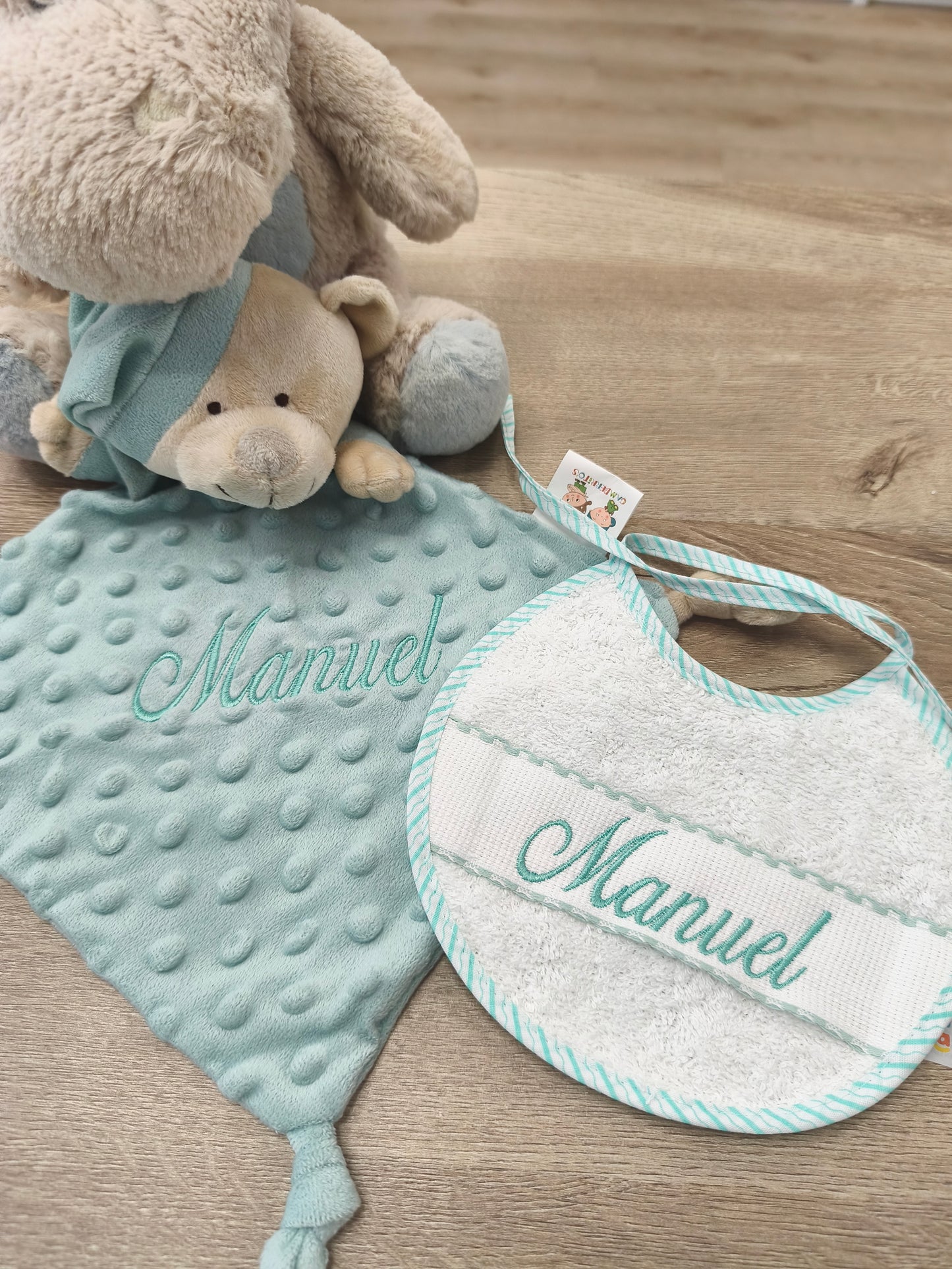 Doudou + Babero personalizado