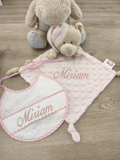 Doudou + Babero personalizado