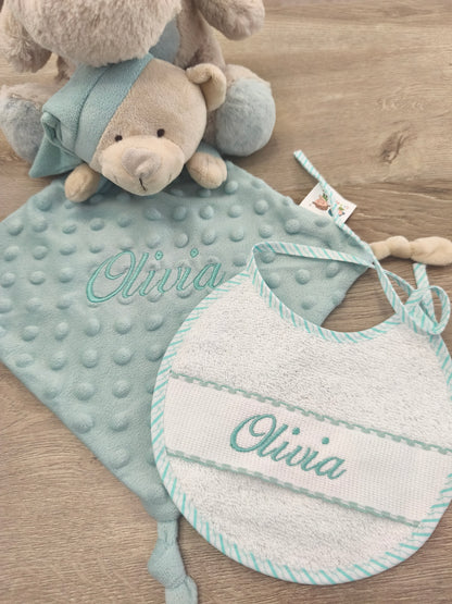 Doudou + Babero personalizado