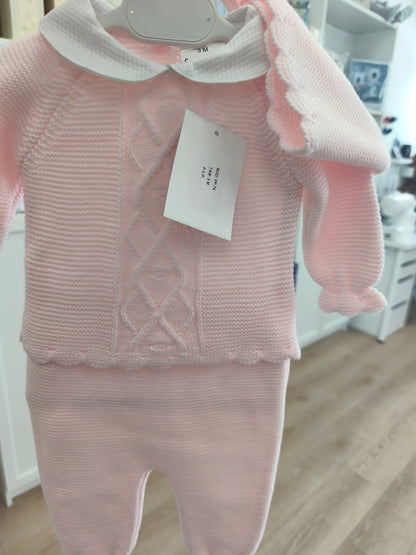 Conjunto Polaina y Capota Lanita