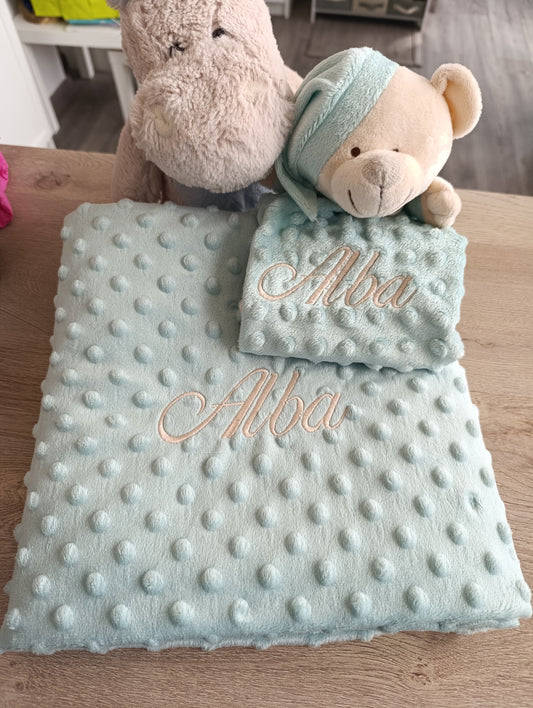 Manta Topitos + Doudou Topitos