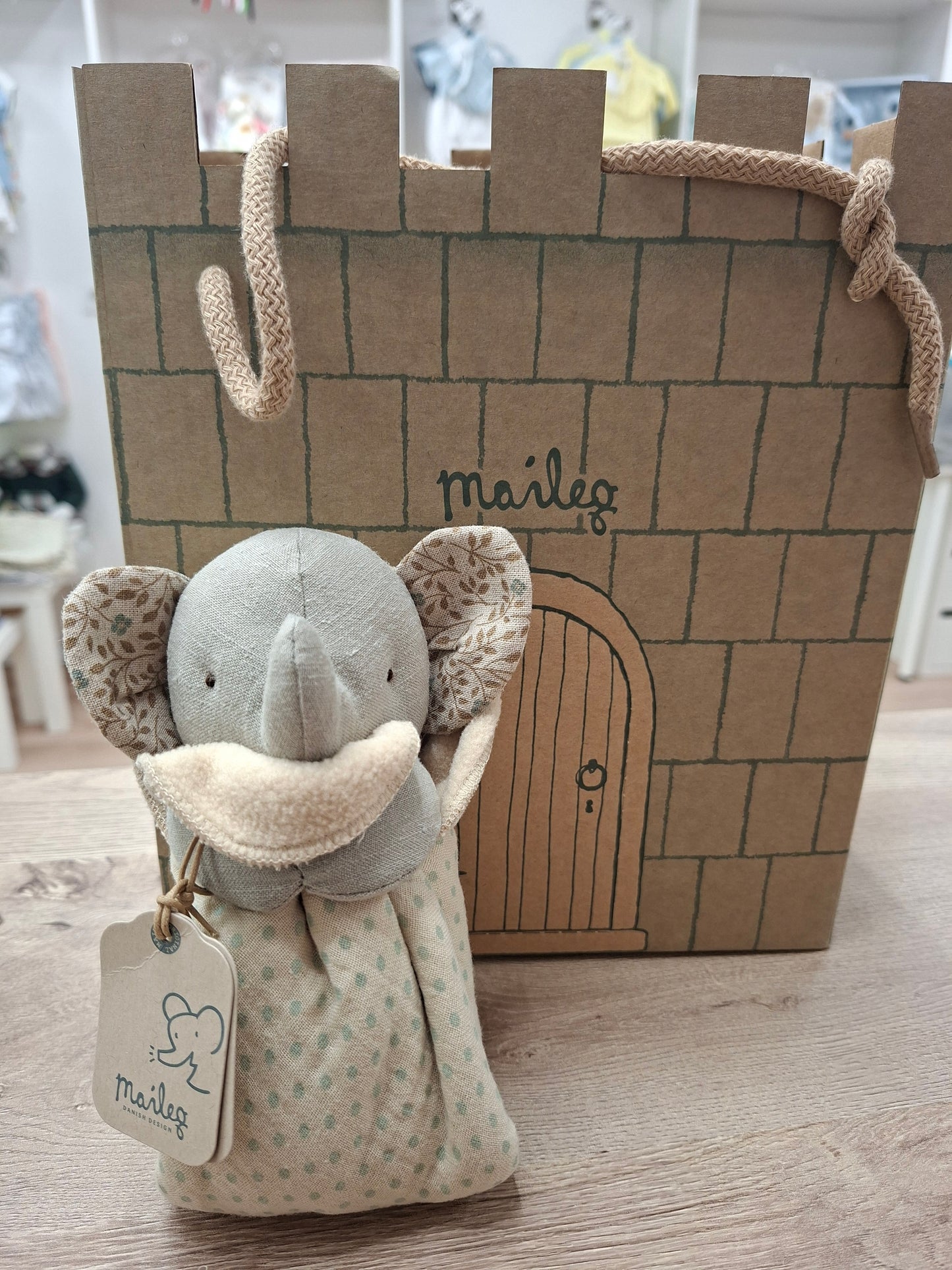 Elefante y Mantita Maileg