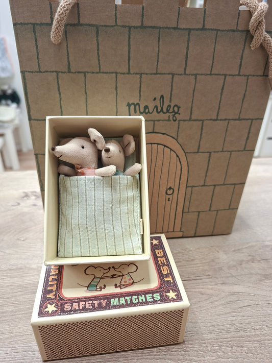 Ratoncitos Gemelos Caja Cerillas Maileg