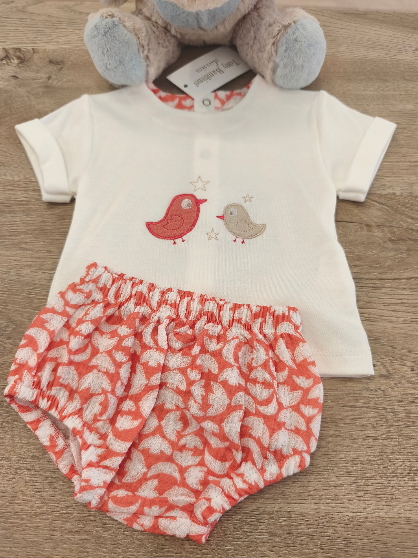 Conjunto pajaritos niño