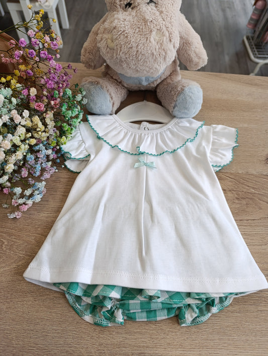 Conjunto Vichy Verde