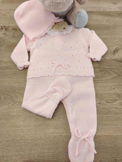 Conjunto Polaina + Capota Lanita