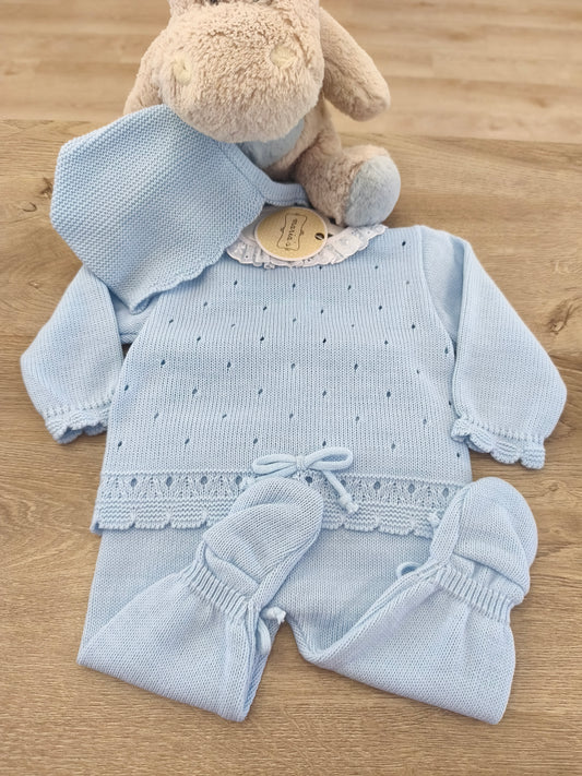 Conjunto Polaina + Capota Lanita