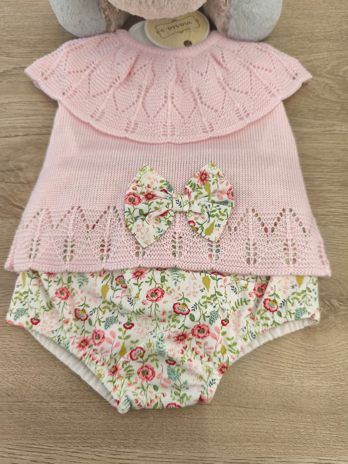 Conjunto lazo floral
