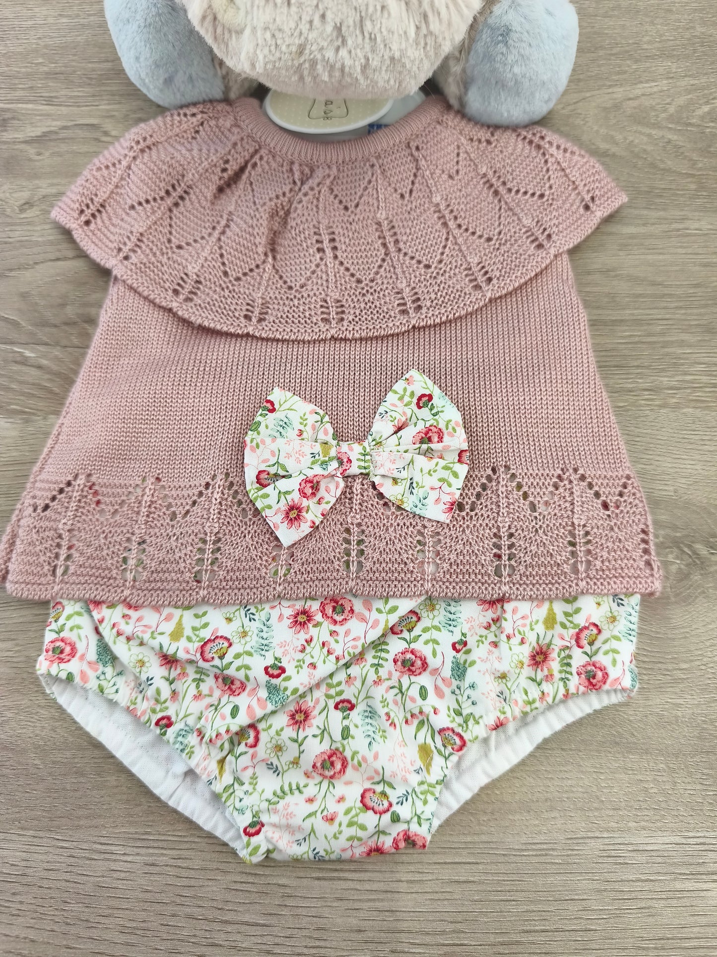 Conjunto lazo floral