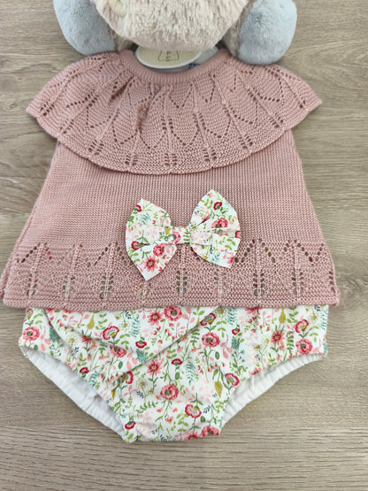 Conjunto lazo floral