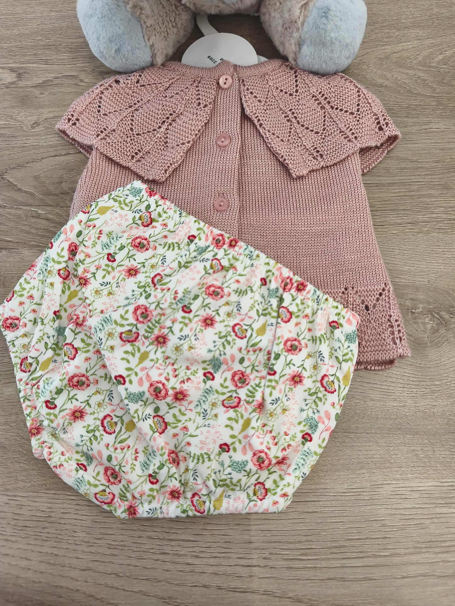 Conjunto lazo floral