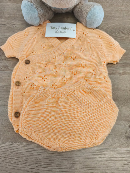 Conjunto hilo mandarina
