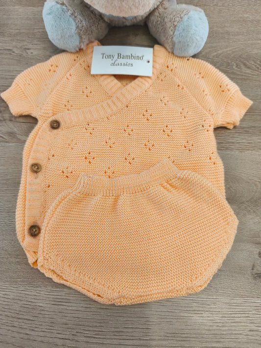 Conjunto hilo mandarina